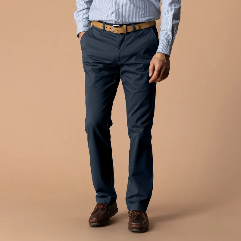 Duck Head | Classic Fit Gold School Chino in Navy