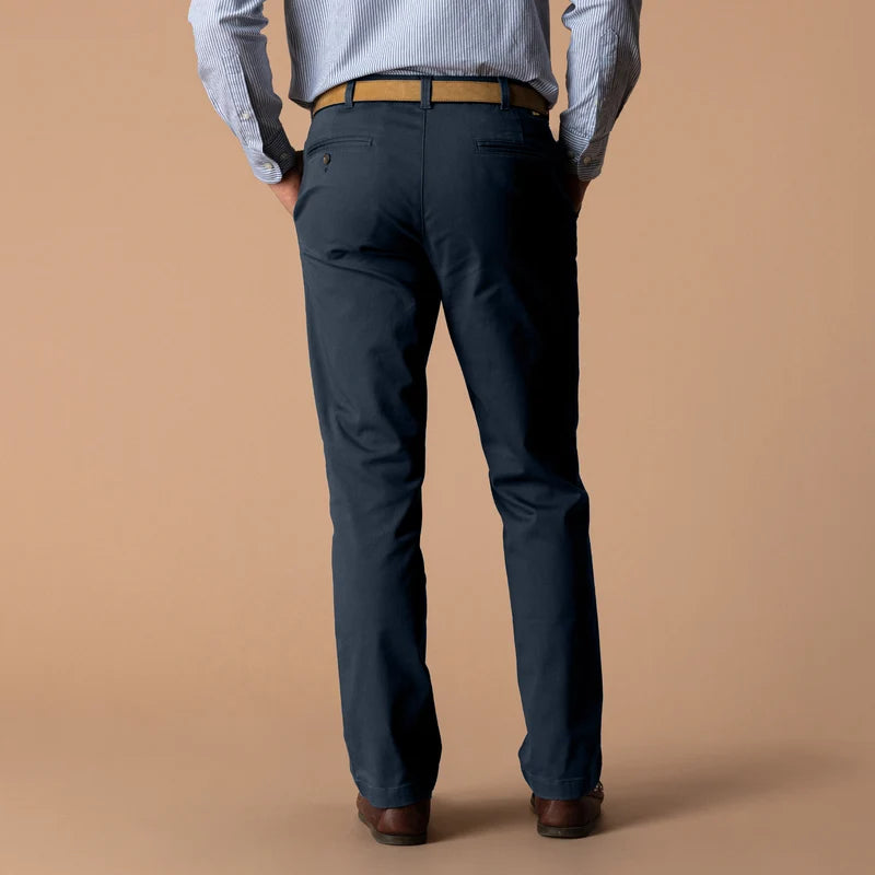 Duck Head | Classic Fit Gold School Chino in Navy