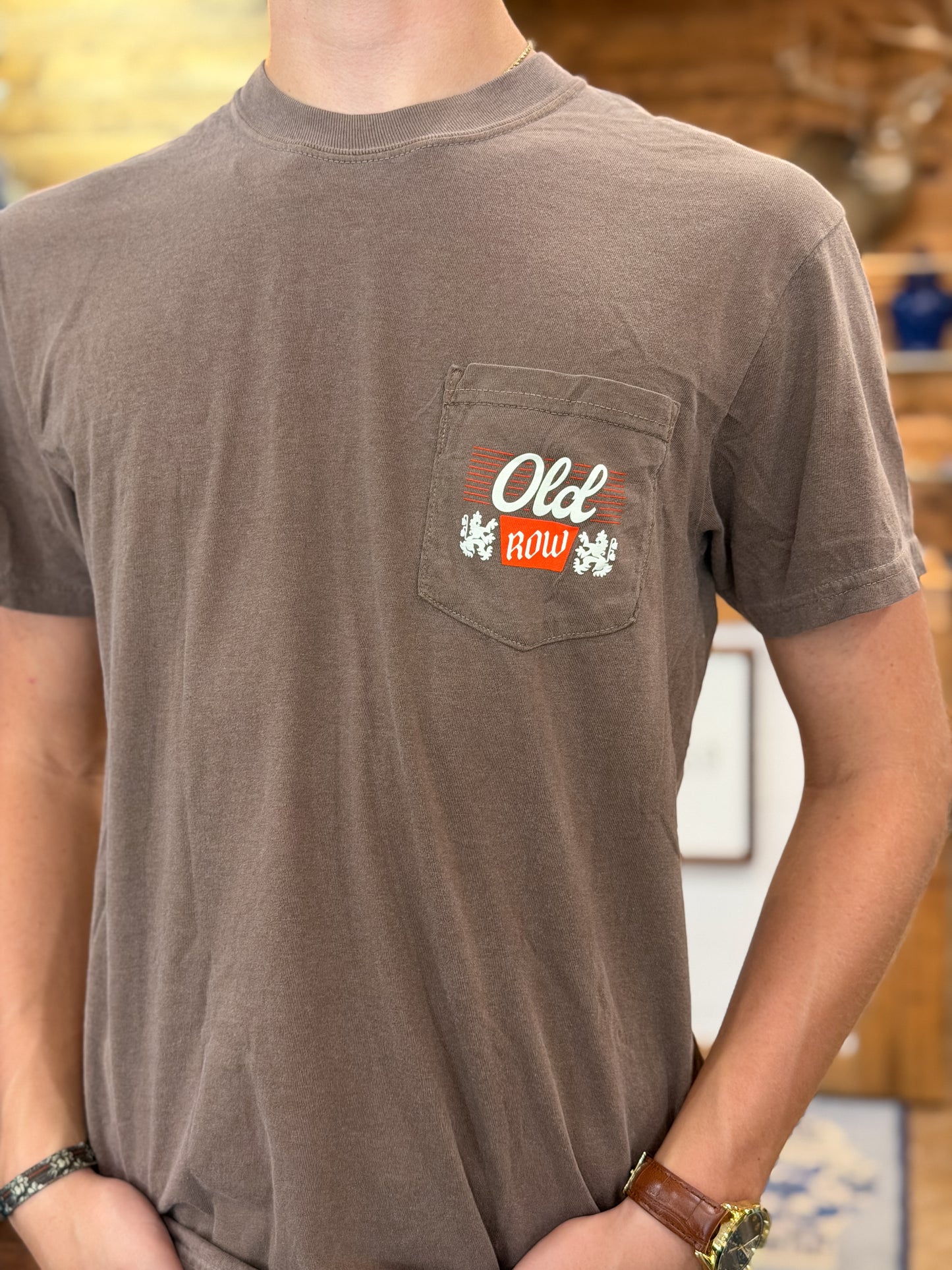 Old Row | The Banquet Cowboy 2.0 T-Shirt in Espresso