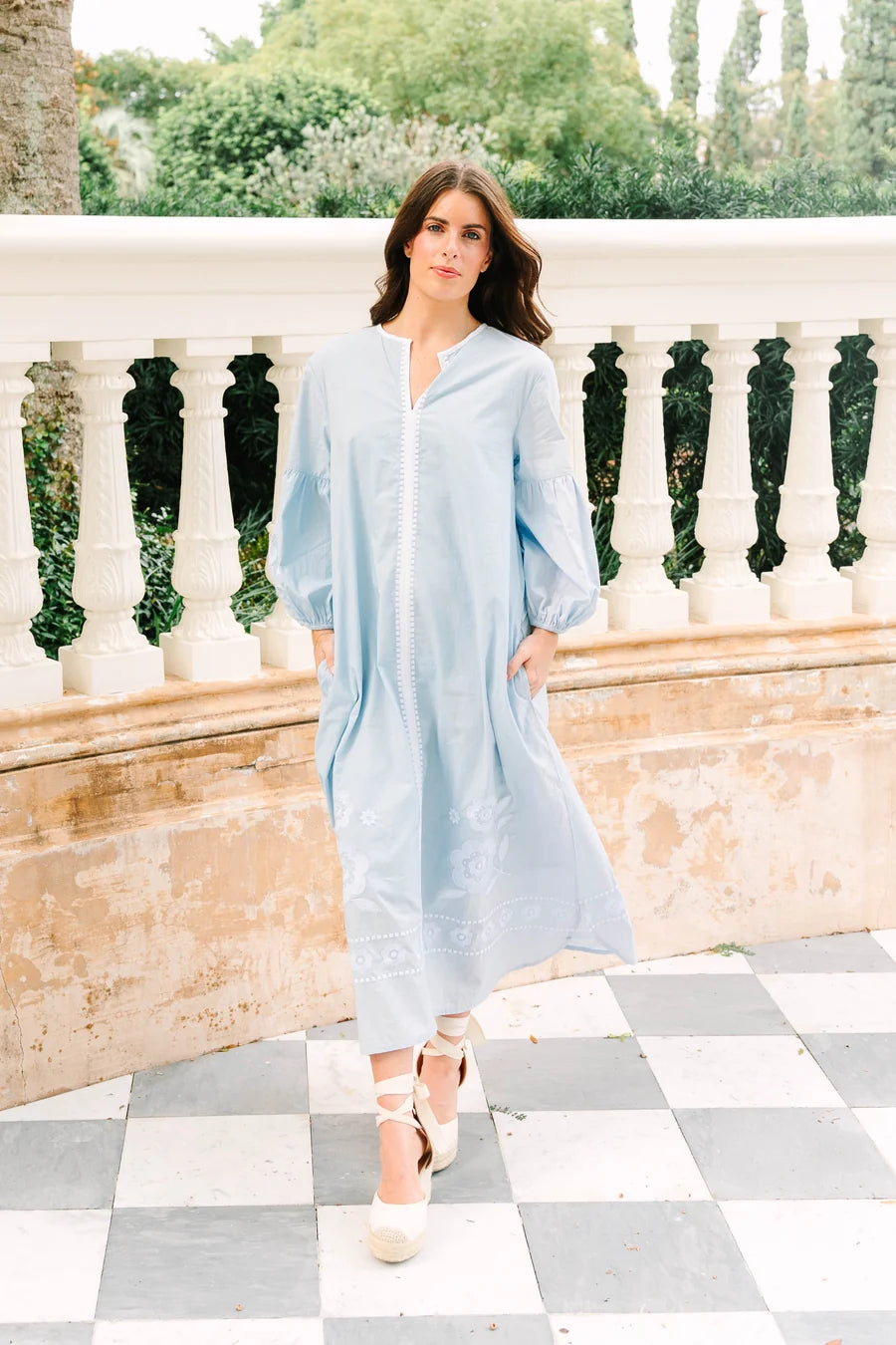 Victoria Dunn | Sienna Maxi in Morning Petal
