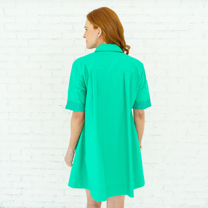 Caryn Lawn | Penny Dress Green