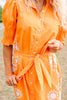 Victoria Dunn Kiawah Dress in Tangerine