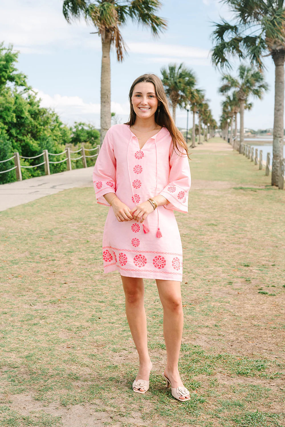 Victoria Dunn Grace Dress in Raspberry