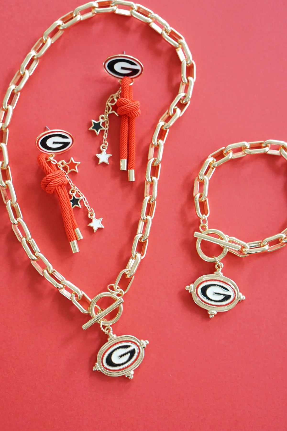 Georgia Bulldogs Logo Intaglio Bracelet