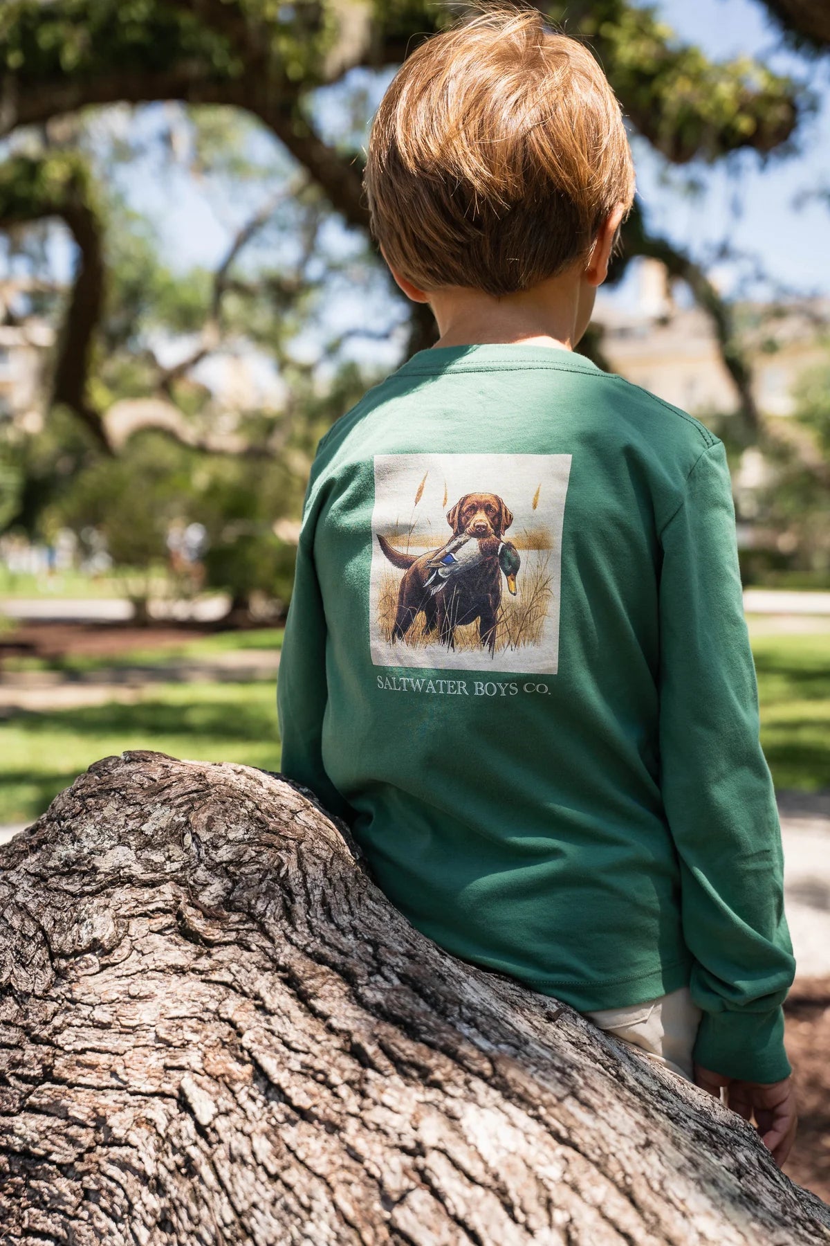 Saltwater Boys | Lab with Duck Long Sleeve T-Shirt