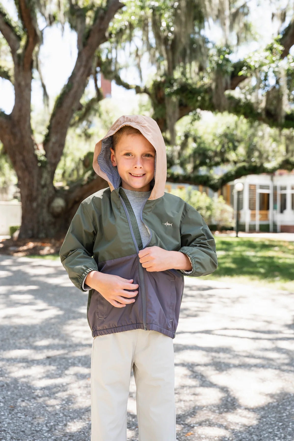 Saltwater Boys | Rain Jacket in Olive