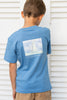 Saltwater Boys Bahama Sailboat SS Graphic Tee in Parisian Blue