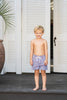 Saltwater Boys Saint Simons Swim Trunk in Lobsters & Plaid