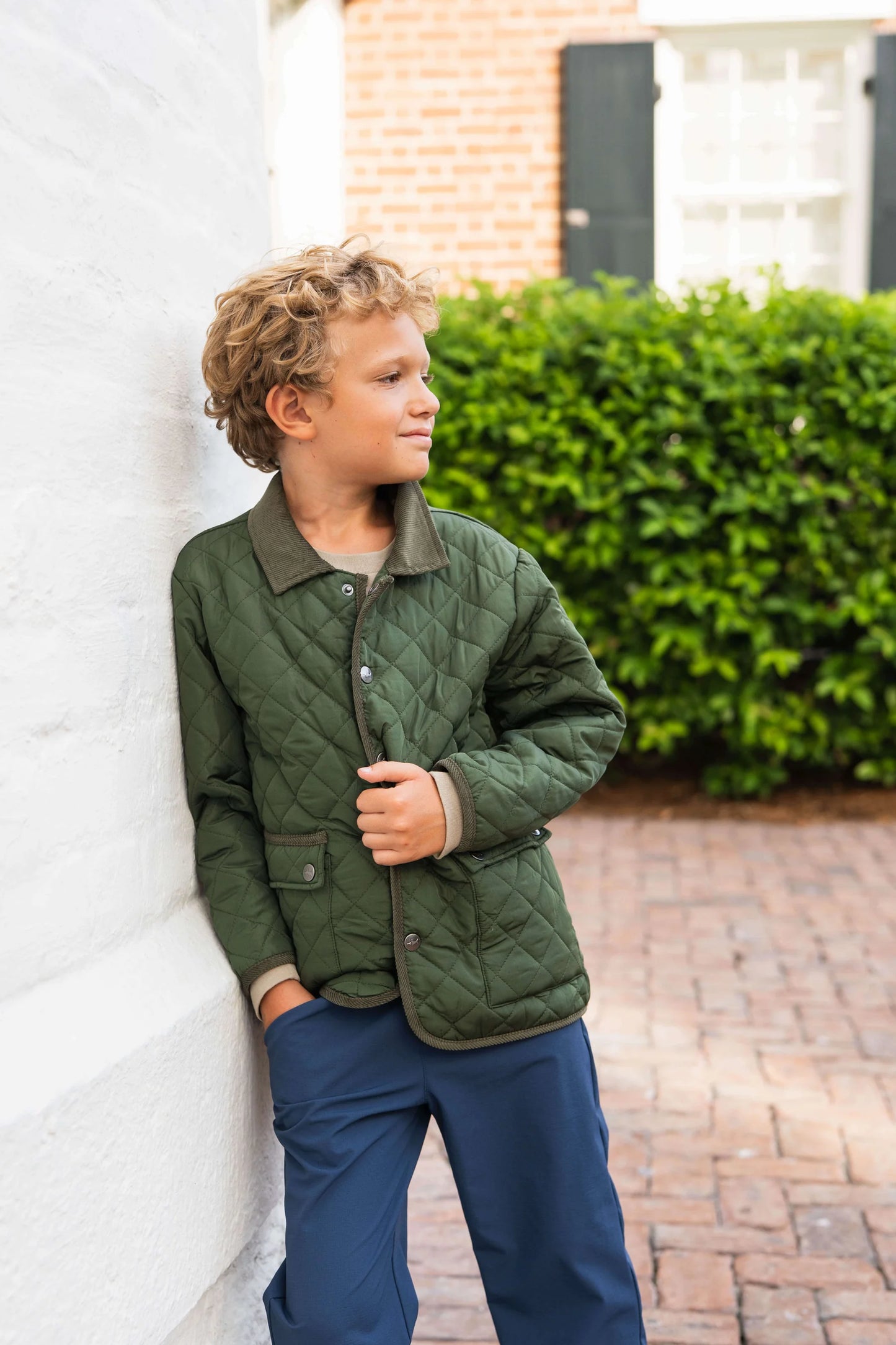 SBC Derby Field Boys Jacket Green