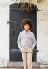 SBC Collins Boys Quarter Zip Khaki Stripe