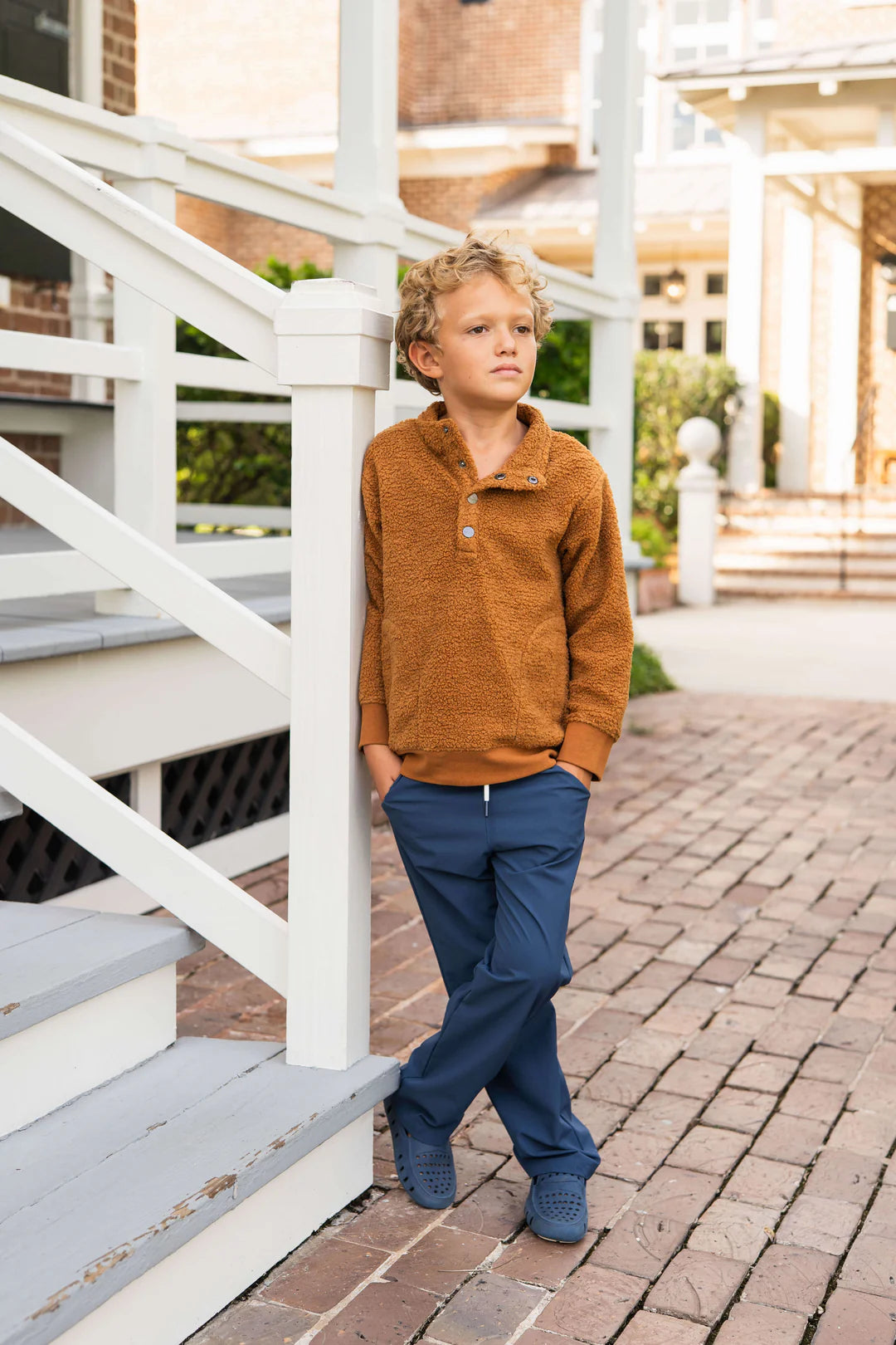 SBC Lanier Boys Pullover Tan
