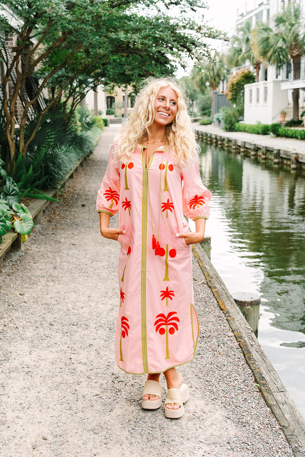 Victoria Dunn Esme Dress in Pink Petals
