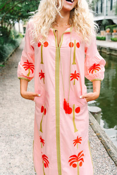 Victoria Dunn Esme Dress in Pink Petals
