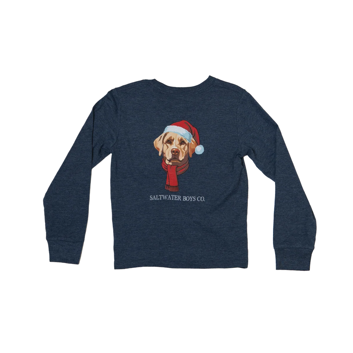Saltwater Boys | Christmas Lab Long Sleeve T-Shirt