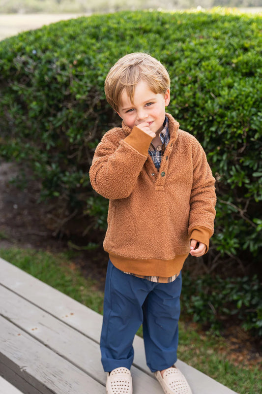 SBC Lanier Boys Pullover Tan