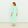Caryn Lawn I Coco Palm Beach Dress in Green + Blue