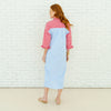 Caryn Lawn | Libby Stripe Dress Red