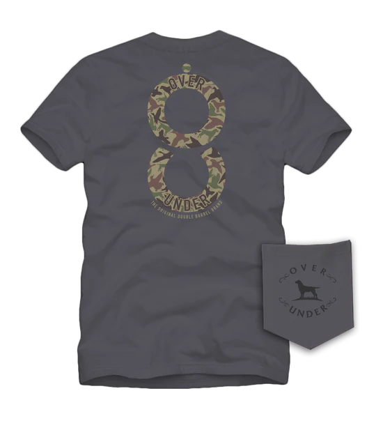 Over Under | Double Barrel Camo T-Shirt in Gunpowder