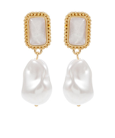 Rachel Pearl Drop Earrings
