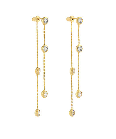 Caroline Chain Drop Earrings