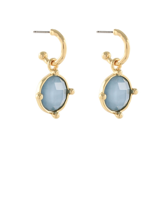 The Clara Earrings in Light Blue