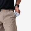 Burlebo | Everyday Shorts in Cobblestone Khaki with Duck Hunt Pocket