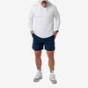 Burlebo | Everyday Shorts in Navy with Mayan Pocket