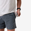 Burlebo | Everyday Shorts in River Rock Grey with Classic Deer Camo