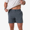 Burlebo | Everyday Shorts in River Rock Grey with Classic Deer Camo