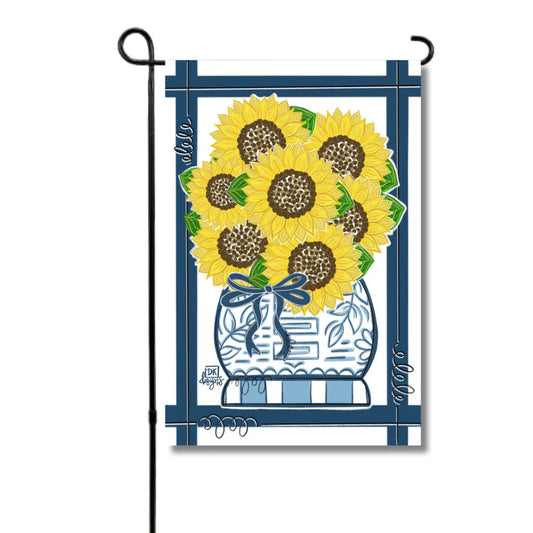 Sunflower Flower Pot Garden Glam