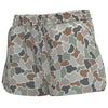 Local Girl | Velvet Fleece Shorts in Forest Camo Flora