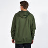 Burlebo Fleece Hoodie - Elk Horn in Heather Olive