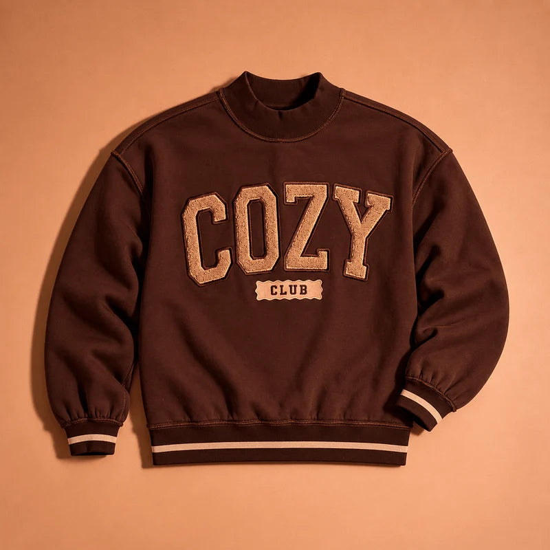 The Darling Effect | Cozy Club Mock Neck Sweatshirt