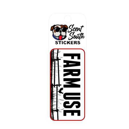 Farm use - sticker