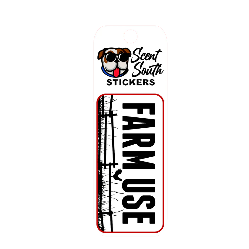 Farm use - sticker
