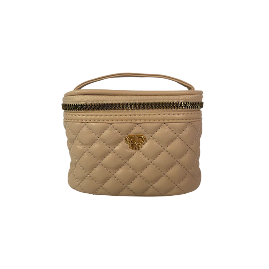 PurseN Getaway Jewelry Case - Nude Quilted