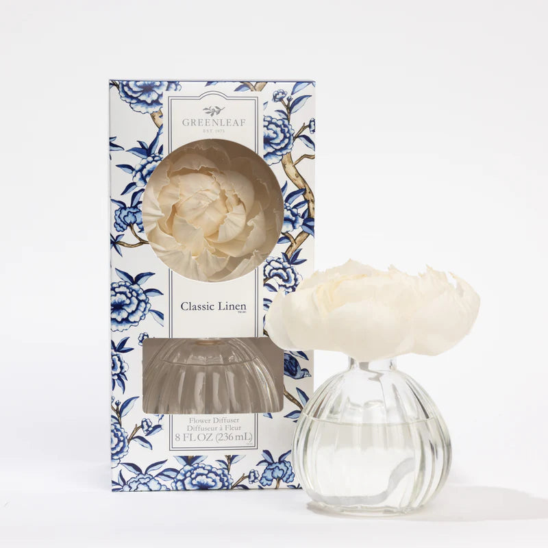 Greenleaf | Flower Diffuser in Classic Linen