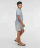 Southern Shirt Company | Youth Boys Grant Striped Polo in Island Coral