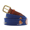 Smathers & Branson | Game Birds Belt in Classic Navy