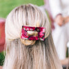 Teleties | Garden Glam Small Flat Rectangle Hair Clip