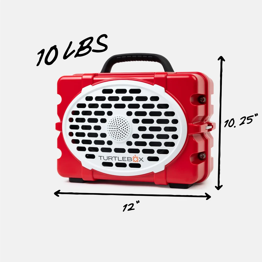 Turtlebox | Original (Gen 3) in Georgia Red/Black