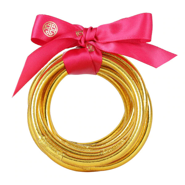 Budha Girl Gold All Weather Bangles 9 Pack