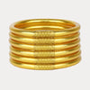 BuDha Girl | Gold All Weather Bangles (Set of 6)