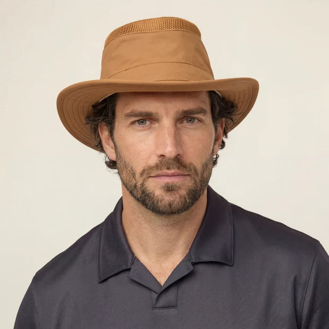 Tilley | AIRFLO Medium Brim Sun Hat in Toffee