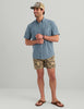Huk Kona Solid Short Sleeve in Stormy Blue