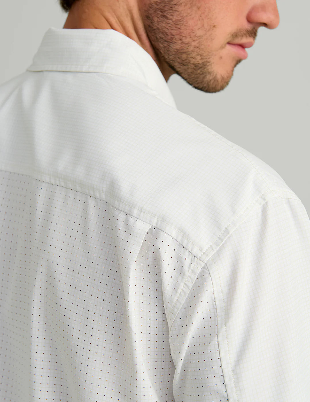 Huk Tide Point Printed Short Sleeve Shirt in Pale Algae