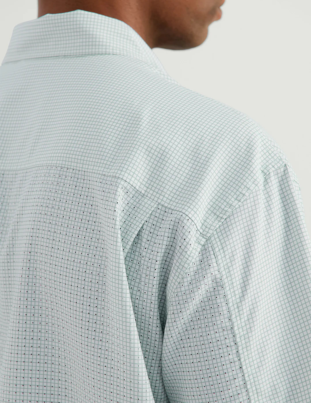 Huk Tide Point Printed Short Sleeve Shirt in Heron Blue