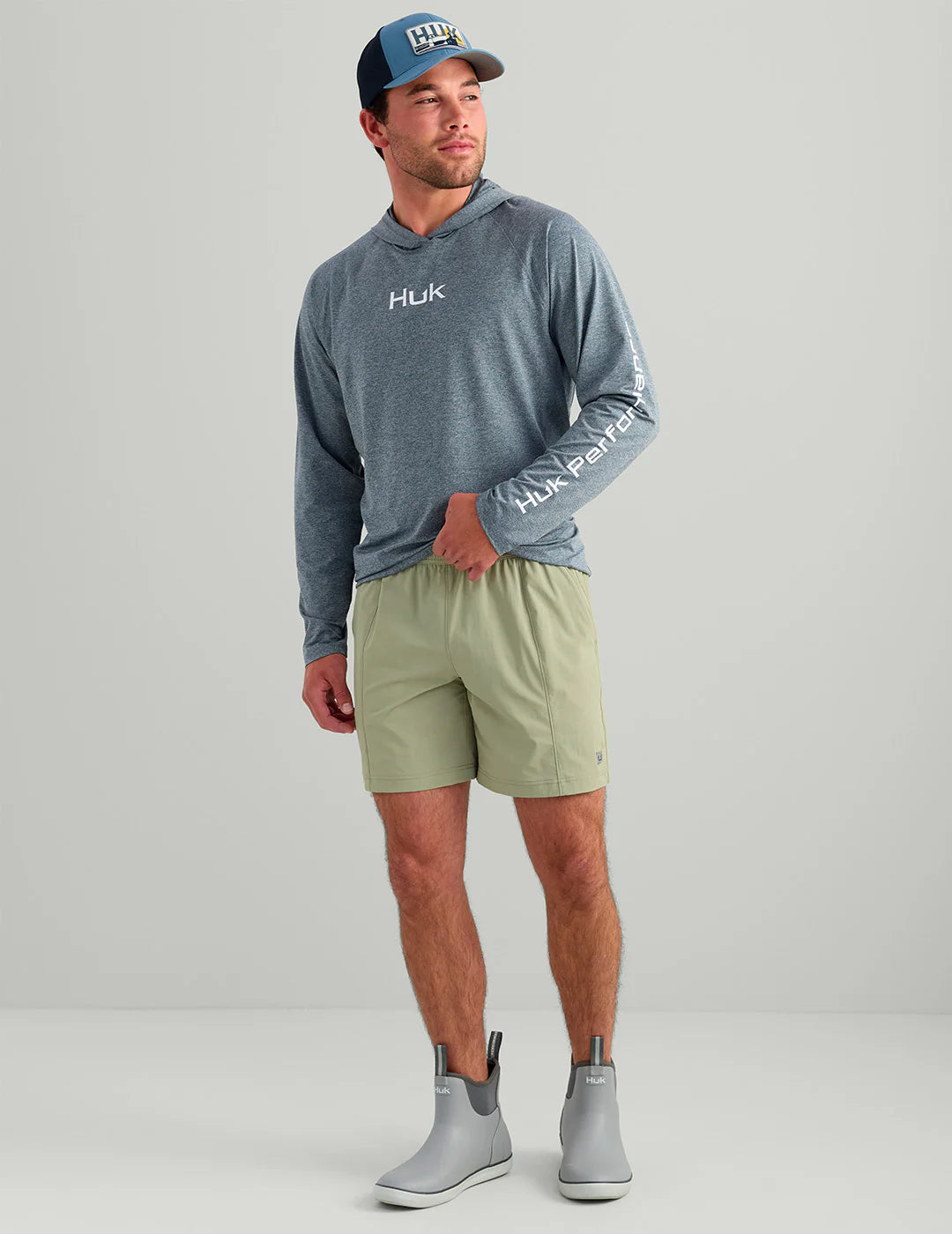 Huk Airweight Short in Seagrass