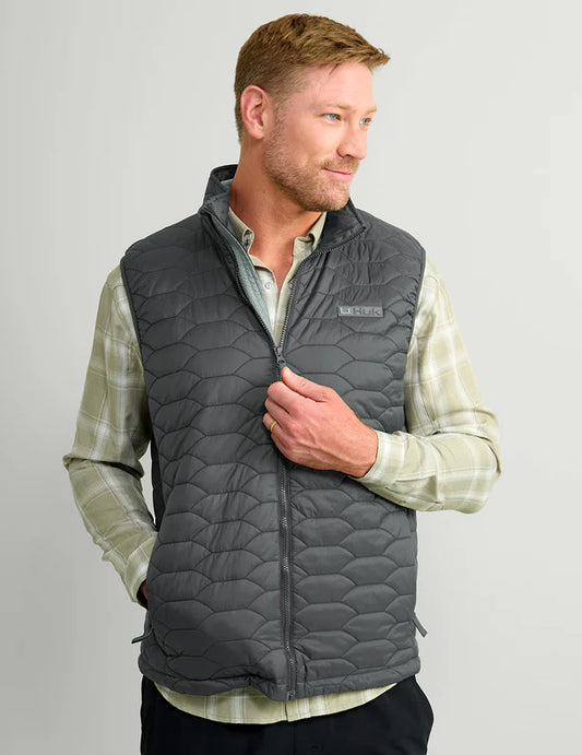 Huk Scale Primaloft Vest in Night Owl