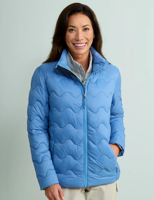 Women's Huk Wave Jacket in Quiet Harbor